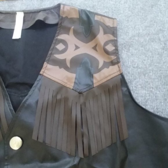 Mens COWBOY VEST Western Outfit Costume Unisex Rodeo Comic-con New - Picture 15 of 16